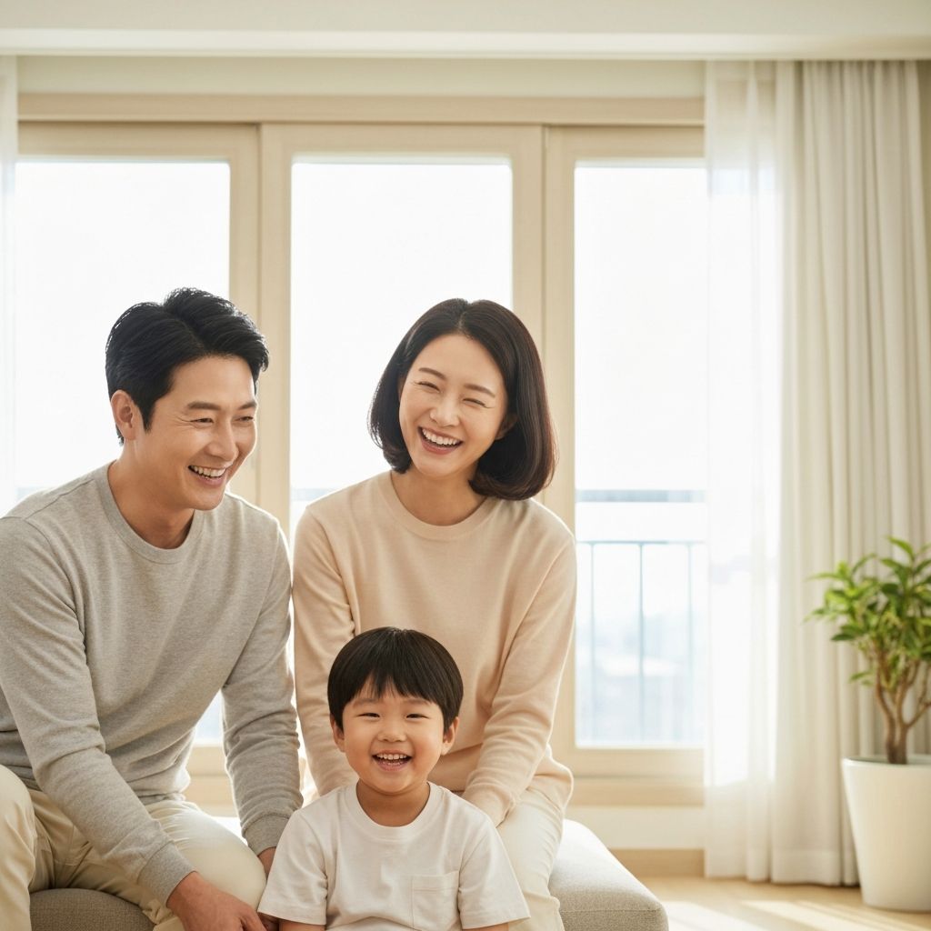 만족한 고객 가족